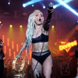 Lady Gaga Lets a Girl Vomit on Her During SXSW Show Lady Gaga Lets a Girl Vomit on Her During SXSW Show