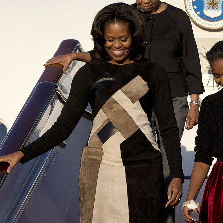 When Michelle Obama Flies, She Flies in Style When Michelle Obama Flies, She Flies in Style