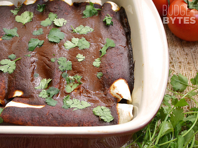 Black Bean and Avocado Enchiladas Black Bean and Avocado Enchiladas