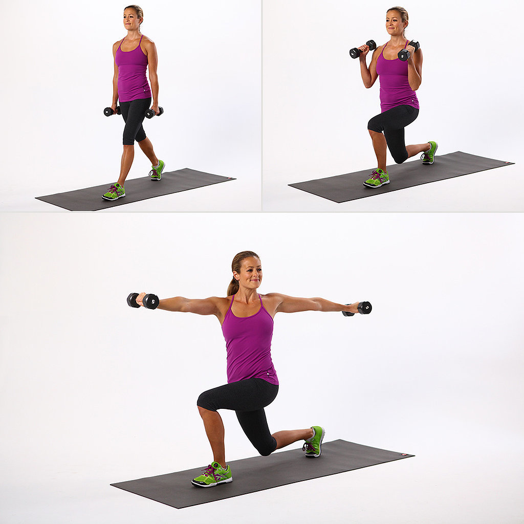 Split Lunge With Twist Split Lunge With Twist