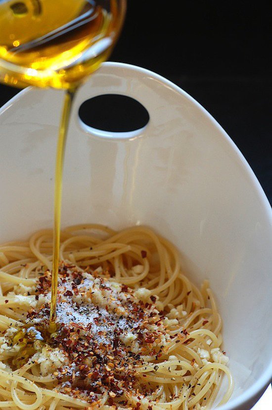 Spaghetti With Garlic, Olive Oil, and Chili Flakes Spaghetti With Garlic, Olive Oil, and Chili Flakes