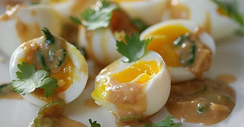 Yummy Link: Soft-Boiled Eggs With Miso, Lemon, and Cilantro Yummy Link: Soft-Boiled Eggs With Miso, Lemon, and Cilantro