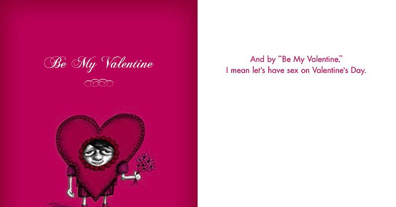 Simply Fab: Bald Guy Greetings V-Day Card Simply Fab: Bald Guy Greetings V-Day Card