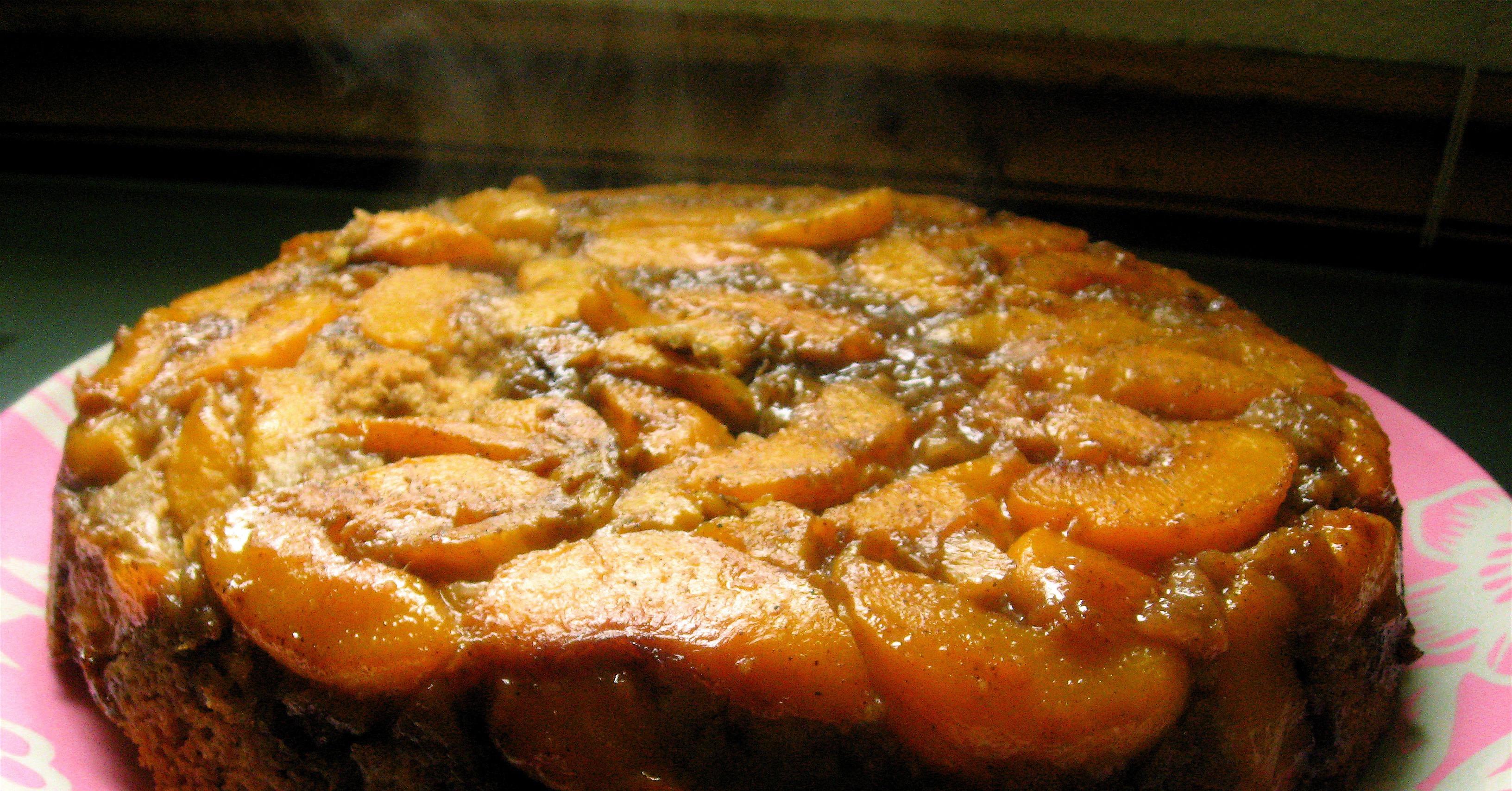 52 Weeks of Baking: Ginger Peach Upside-Down Cake 52 Weeks of Baking: Ginger Peach Upside-Down Cake