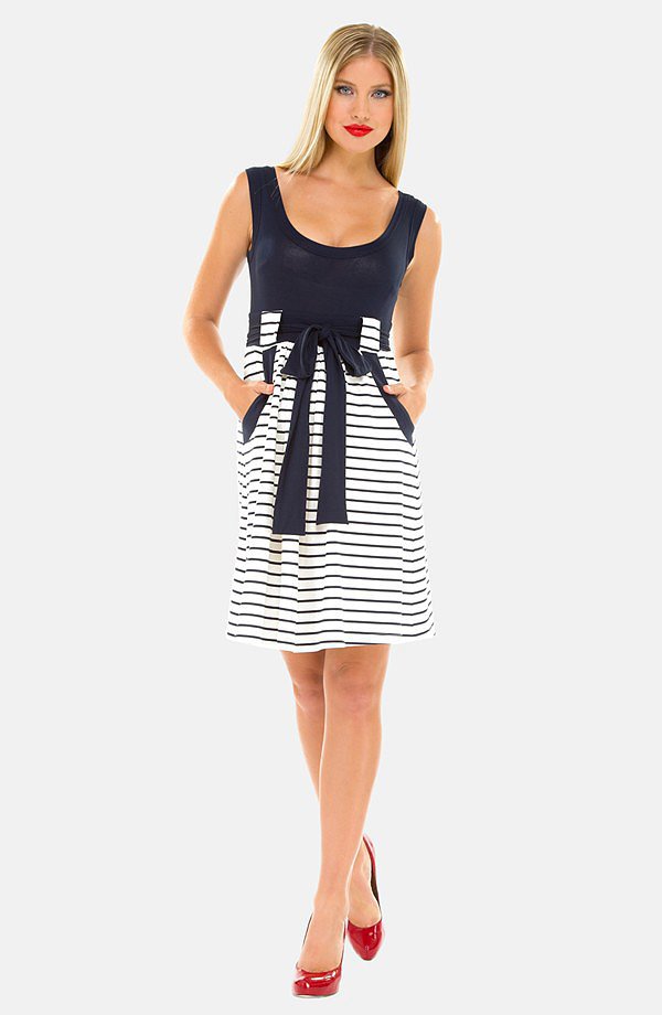 Olian Stripe Maternity Dress Olian Stripe Maternity Dress