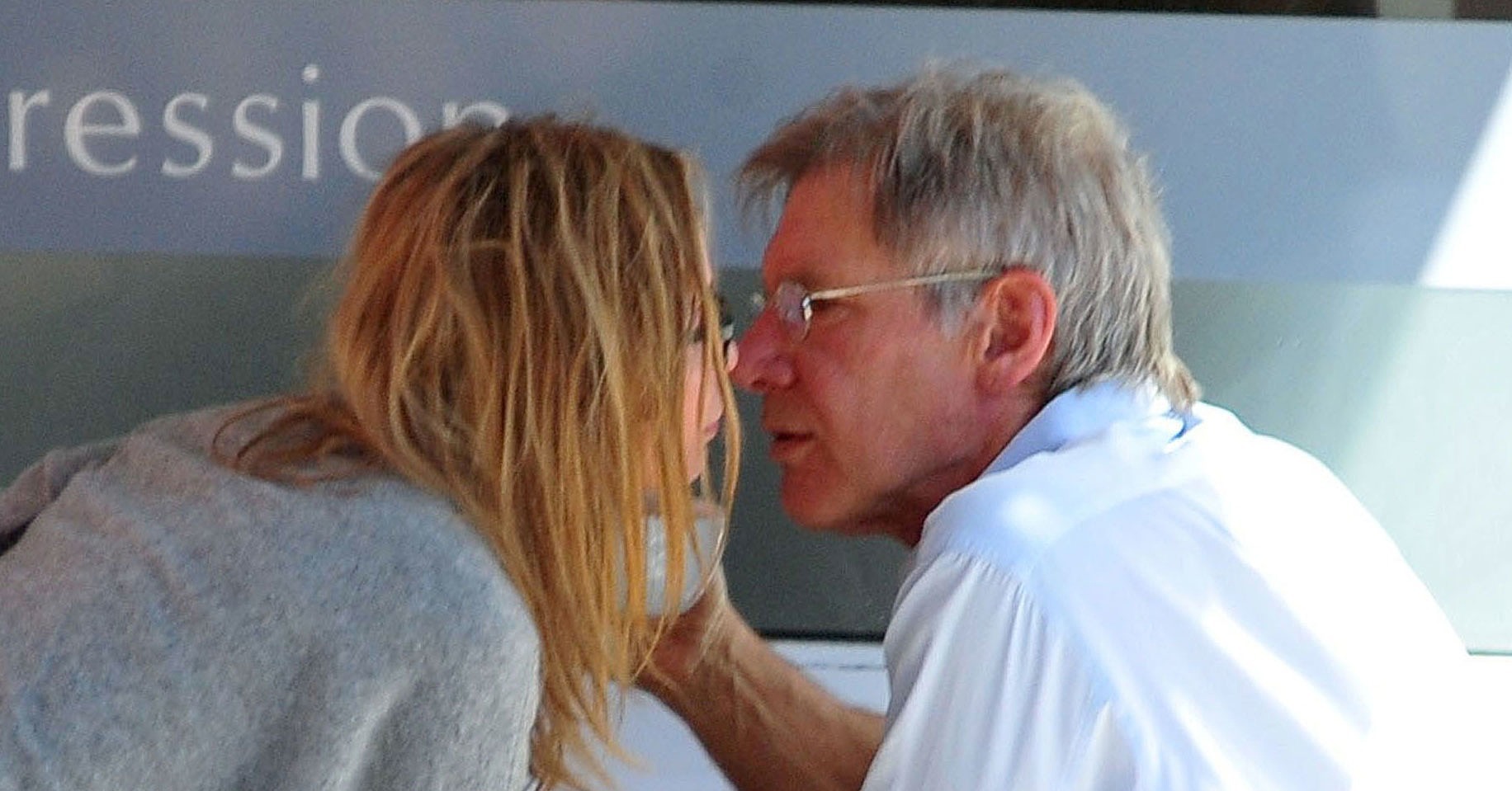 Pictures Of Calista Flockhart And Harrison Ford Sharing A