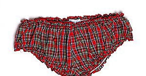 The Look For Less: Steve Alan Tartan Ruffled Panty The Look For Less: Steve Alan Tartan Ruffled Panty