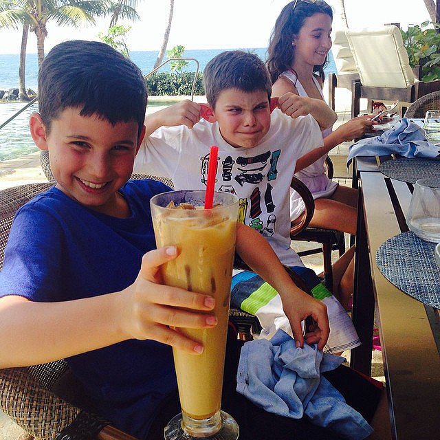 Julian, Shepherd, and Sascha Seinfeld enjoyed poolside drinks during their vacation in Puerto Rico.
Source: Instagram user jessseinfeld
Julian, Shepherd, and Sascha Seinfeld enjoyed poolside drinks during their vacation in Puerto Rico.
Source: Instagram user jessseinfeld