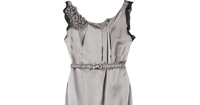 The Look For Less: Vera Wang Charmeuse Shift Dress The Look For Less: Vera Wang Charmeuse Shift Dress