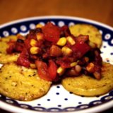 Vegan and Gluten-Free Polenta and Beans Vegan and Gluten-Free Polenta and Beans