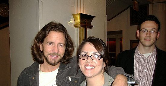 Celebrity Sighting: Eddie Vedder in NY Celebrity Sighting: Eddie Vedder in NY