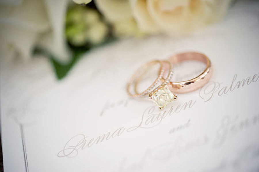34. Rings on Wedding Program 34. Rings on Wedding Program