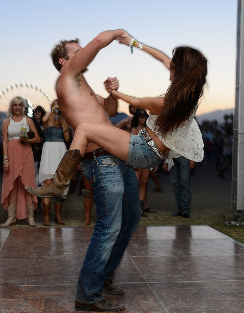 A couple got their dancing on at Stagecoach.
A couple got their dancing on at Stagecoach.