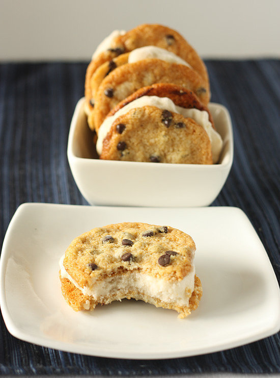 Healthy Banana Almond Ice Cream Sandwiches Healthy Banana Almond Ice Cream Sandwiches