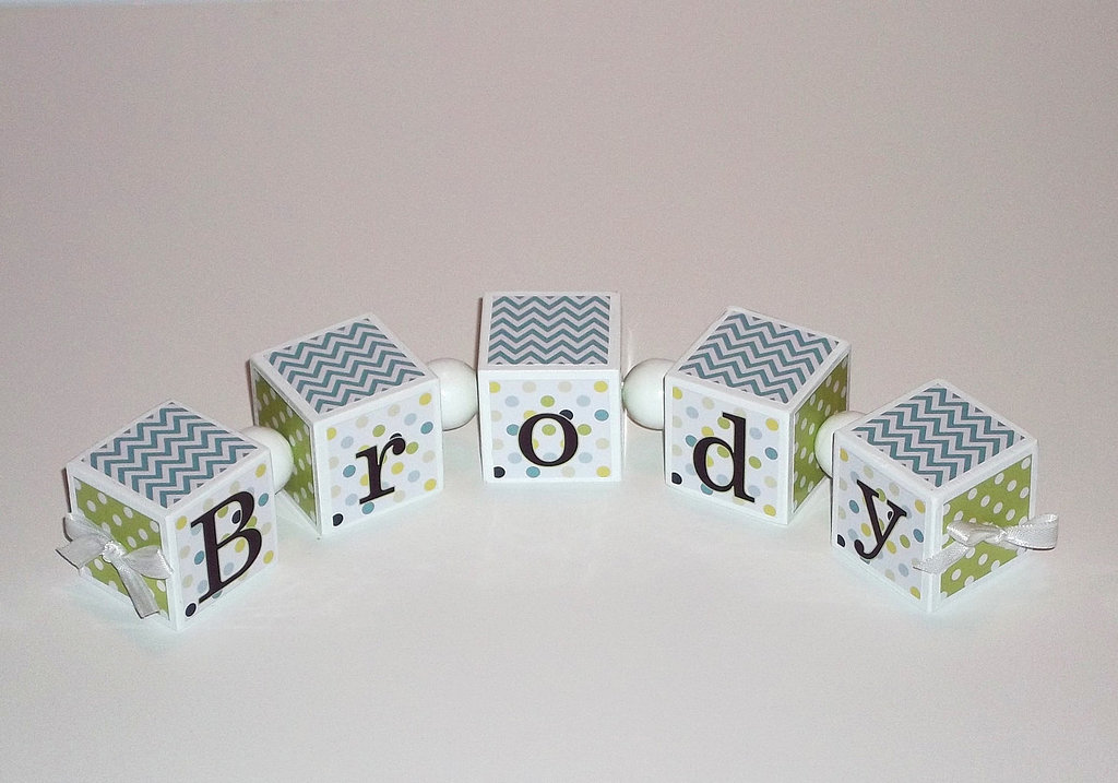 Baby Name Blocks Baby Name Blocks