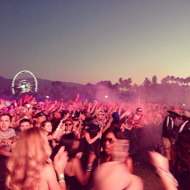 Rosie Huntington-Whiteley took a snap of the Coachella scene.
Source: Instagram user rosiehw
Rosie Huntington-Whiteley took a snap of the Coachella scene.
Source: Instagram user rosiehw