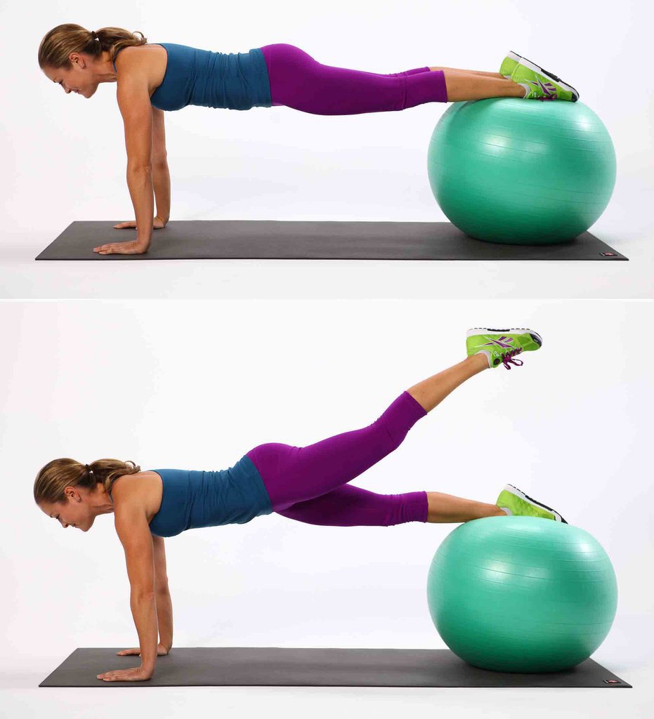 Plank With Leg Lift Plank With Leg Lift