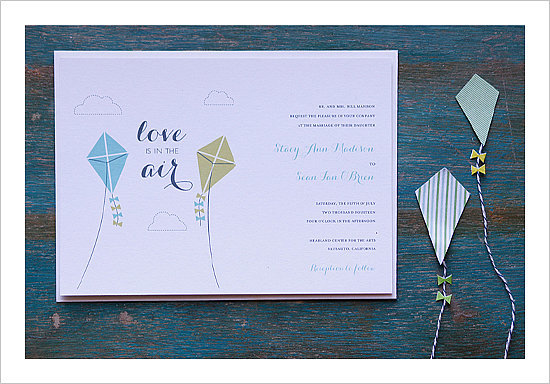 Kite Wedding Invitation Kite Wedding Invitation