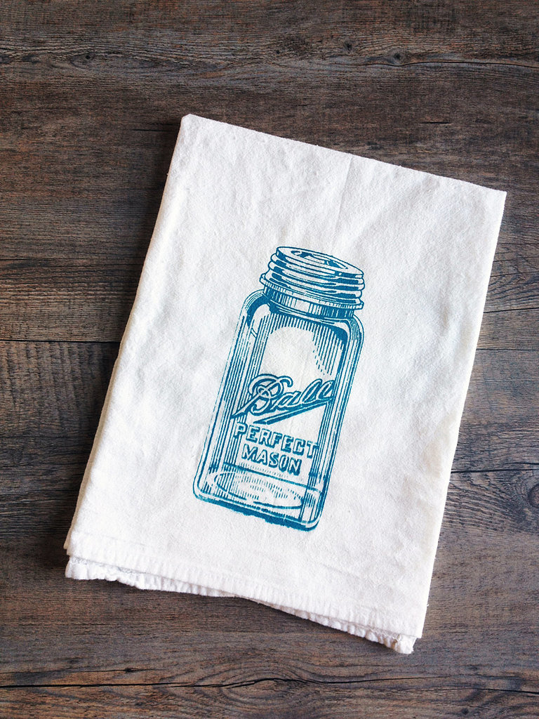 Mason Jar Cotton Kitchen Towel Mason Jar Cotton Kitchen Towel