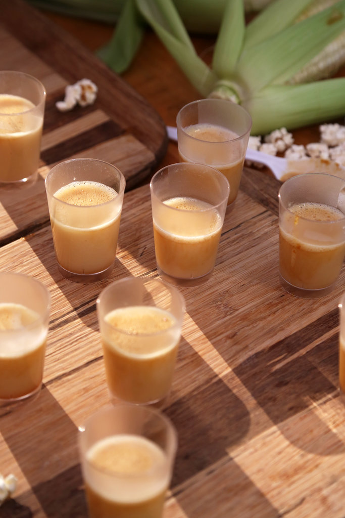 Liquified Popcorn With Caramel Froth Liquified Popcorn With Caramel Froth