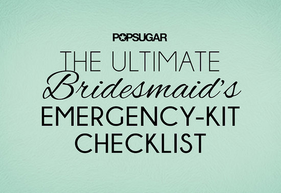 Bridesmaid Emergency Beauty Kit Bridesmaid Emergency Beauty Kit