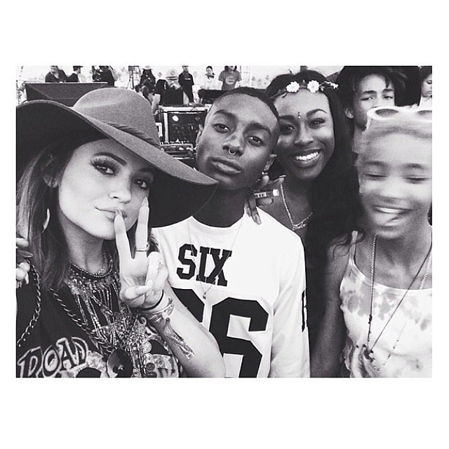 Kylie Jenner took a break to snap a selfie with pals, including Willow Smith, on Friday.
Source: Instagram user kyliejenner
Kylie Jenner took a break to snap a selfie with pals, including Willow Smith, on Friday.
Source: Instagram user kyliejenner