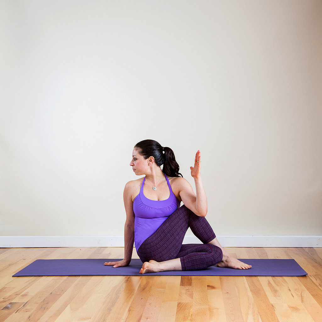 Yoga Pose 5: Seated Spinal Twist Yoga Pose 5: Seated Spinal Twist