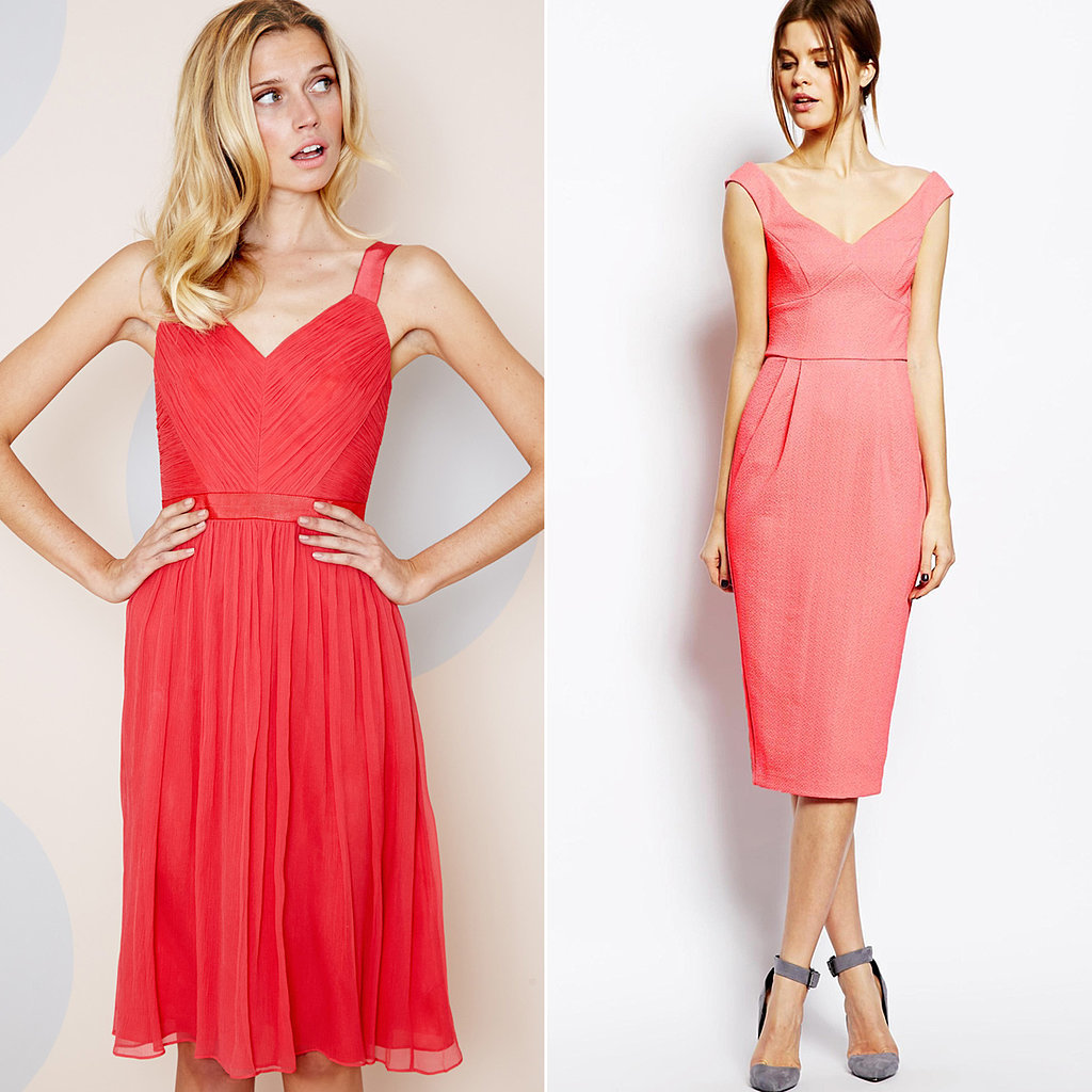 Boden While the label only has a few styles of bridesmaid dresses, they're good — and if they check all the boxes for what you're specifically searching for, it'll feel like a match made in heaven. This fruit-punch knee-length style ($298) also comes in floor length.
ASOS Whenever we're on the hunt for something specific, online giant ASOS is typically one of our first stops. With a merchandise range that's broader than broad, it makes sense that their cocktail dress section would include plenty of polished picks, like the pink dress above ($75), that would work for a bridal party.
Target Out of our top five favorite stores in the world, Target has to rank right up there. It's typically got the solution to many a retail problem, and, happily, it now also stocks simple, wedding-worthy dresses in an online section totally dedicated to bridesmaids.
Boden While the label only has a few styles of bridesmaid dresses, they're good — and if they check all the boxes for what you're specifically searching for, it'll feel like a match made in heaven. This fruit-punch knee-length style ($298) also comes in floor length.
ASOS Whenever we're on the hunt for something specific, online giant ASOS is typically one of our first stops. With a merchandise range that's broader than broad, it makes sense that their cocktail dress section would include plenty of polished picks, like the pink dress above ($75), that would work for a bridal party.
Target Out of our top five favorite stores in the world, Target has to rank right up there. It's typically got the solution to many a retail problem, and, happily, it now also stocks simple, wedding-worthy dresses in an online section totally dedicated to bridesmaids.