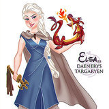 Disney Princesses as Game of Thrones Art Disney Princesses as Game of Thrones Art