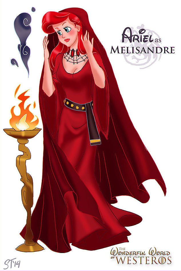 Ariel as Melisandre Ariel as Melisandre