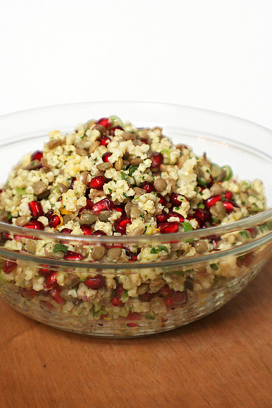 Tuesday: Millet, Lentil, and Pomegranate Salad Tuesday: Millet, Lentil, and Pomegranate Salad