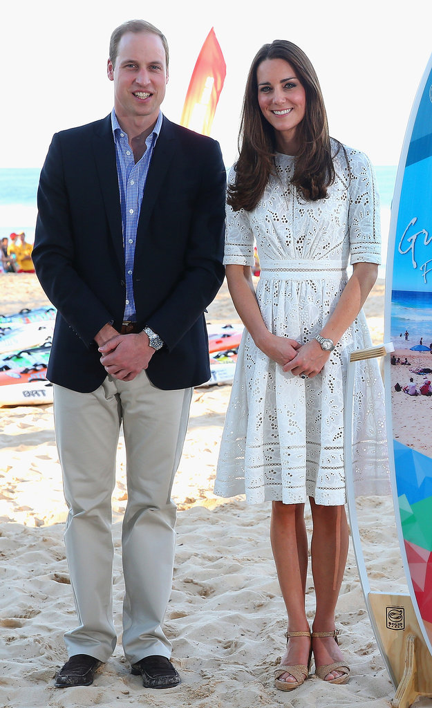 The Royal Couple at Manly Beach The Royal Couple at Manly Beach
