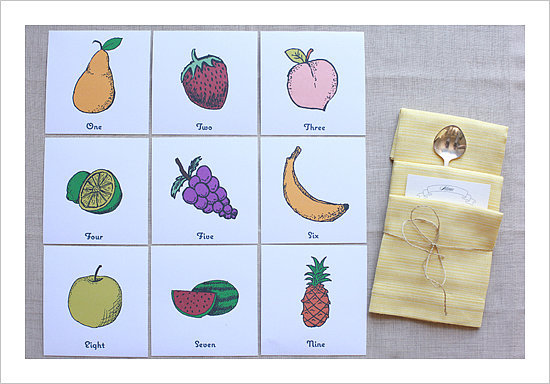 Fruit Table Numbers Fruit Table Numbers