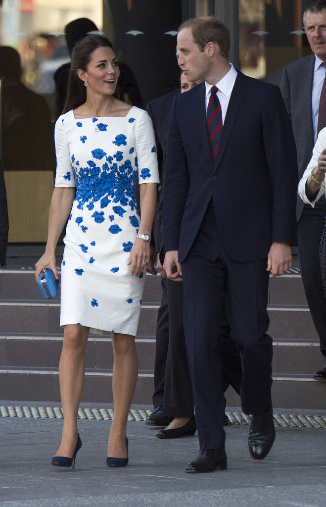 The royal couple walked and chatted together on April 19, 2014, in Brisbane, Australia.
The royal couple walked and chatted together on April 19, 2014, in Brisbane, Australia.