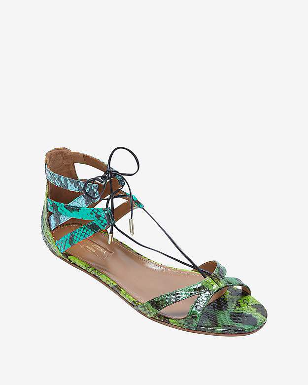 Aquazzura Beverly Hills Lace-Up Sandal Aquazzura Beverly Hills Lace-Up Sandal