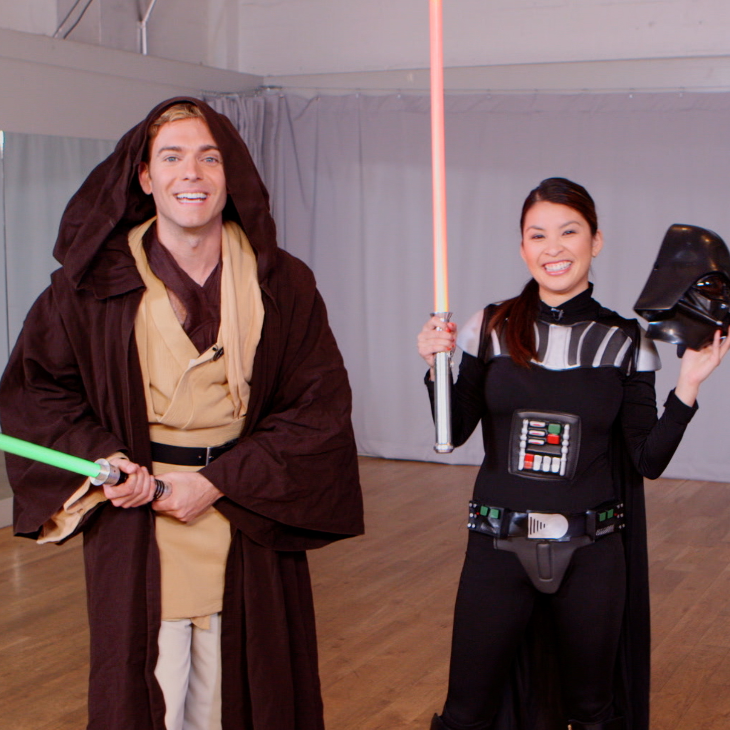 The Epic Lightsaber Battle You Didn't See in the Movie