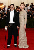 Johnny and Amber Make a Surprise Met Gala Stop