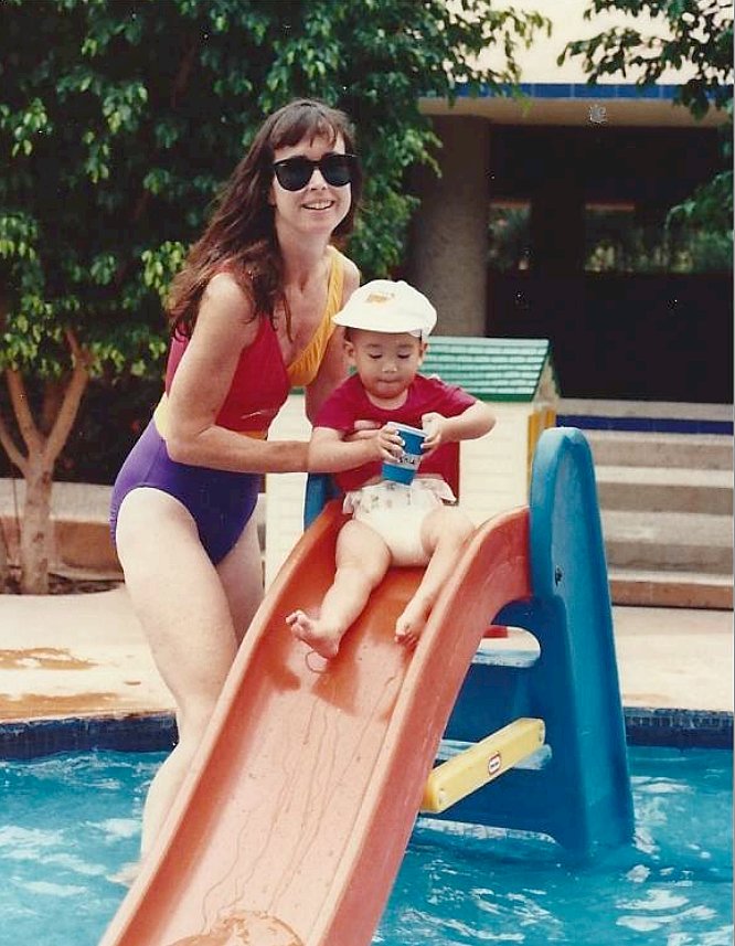 "This photo of my mom and me is one of my favorites. I love her big sunglasses and stylish one-piece. When I was little, my sister and I used to tease my mom for wearing those big sunglasses. We called them 'bug eyes'— kids can be so mean! But now my sunglasses are even bigger than hers. It just goes to show, you shouldn't listen to other people's opinions when it come to style. You should embrace your own."
— Stephanie Wong, editorial development assistant
"This photo of my mom and me is one of my favorites. I love her big sunglasses and stylish one-piece. When I was little, my sister and I used to tease my mom for wearing those big sunglasses. We called them 'bug eyes'— kids can be so mean! But now my sunglasses are even bigger than hers. It just goes to show, you shouldn't listen to other people's opinions when it come to style. You should embrace your own."
— Stephanie Wong, editorial development assistant