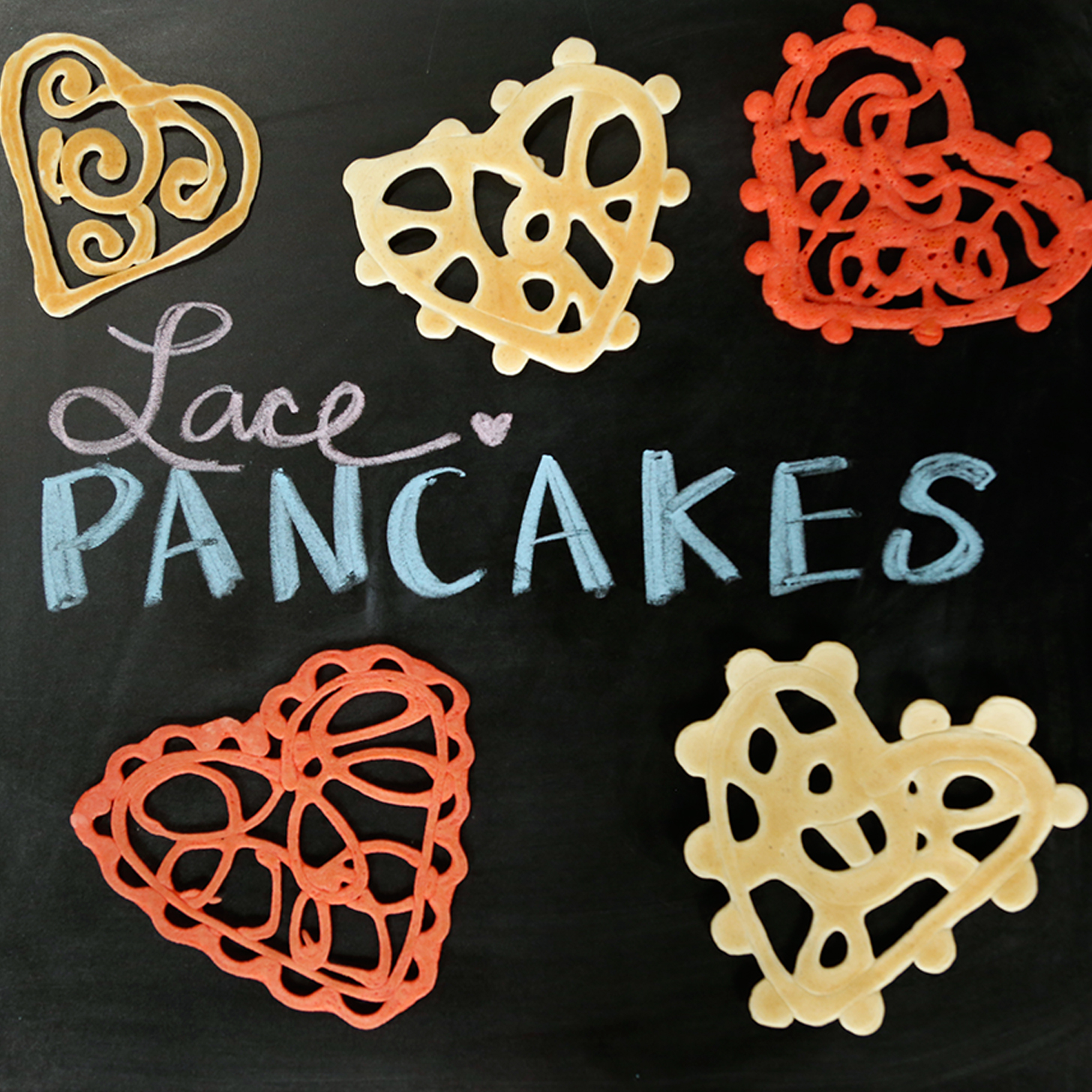 Perfectly Pretty Lace Pancakes