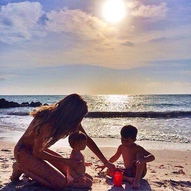 Gisele With Benjamin and Vivian Gisele With Benjamin and Vivian