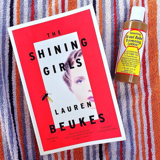 I shared this photo of my beach essentials: Maui Babe and the very creepy, very good thriller The Shining Girls by Lauren Beukes.
I shared this photo of my beach essentials: Maui Babe and the very creepy, very good thriller The Shining Girls by Lauren Beukes.