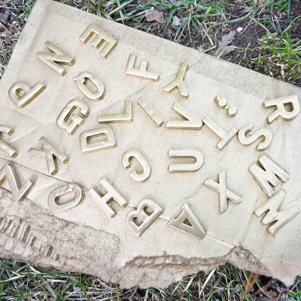 Gold Magnetic Letters Gold Magnetic Letters