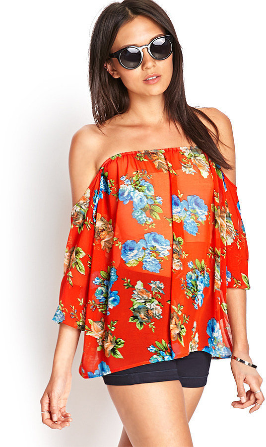 Forever 21 Off-the-Shoulder Blouse Forever 21 Off-the-Shoulder Blouse