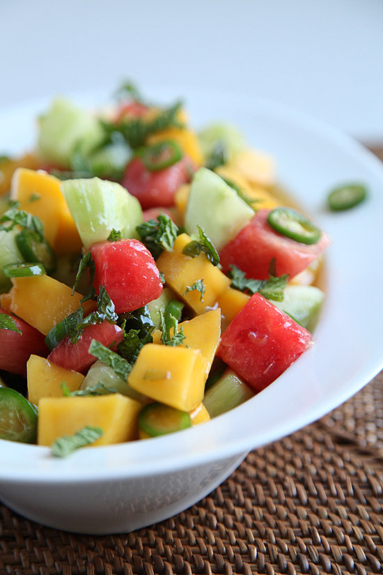 Mango, Cucumber, Watermelon Salad Mango, Cucumber, Watermelon Salad