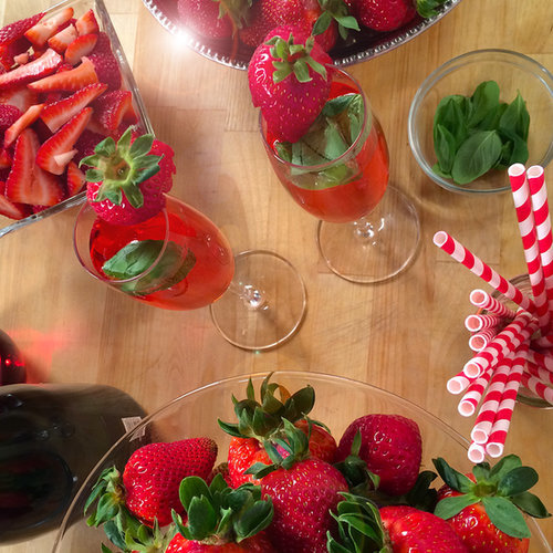 Strawberry Kir Royale Strawberry Kir Royale