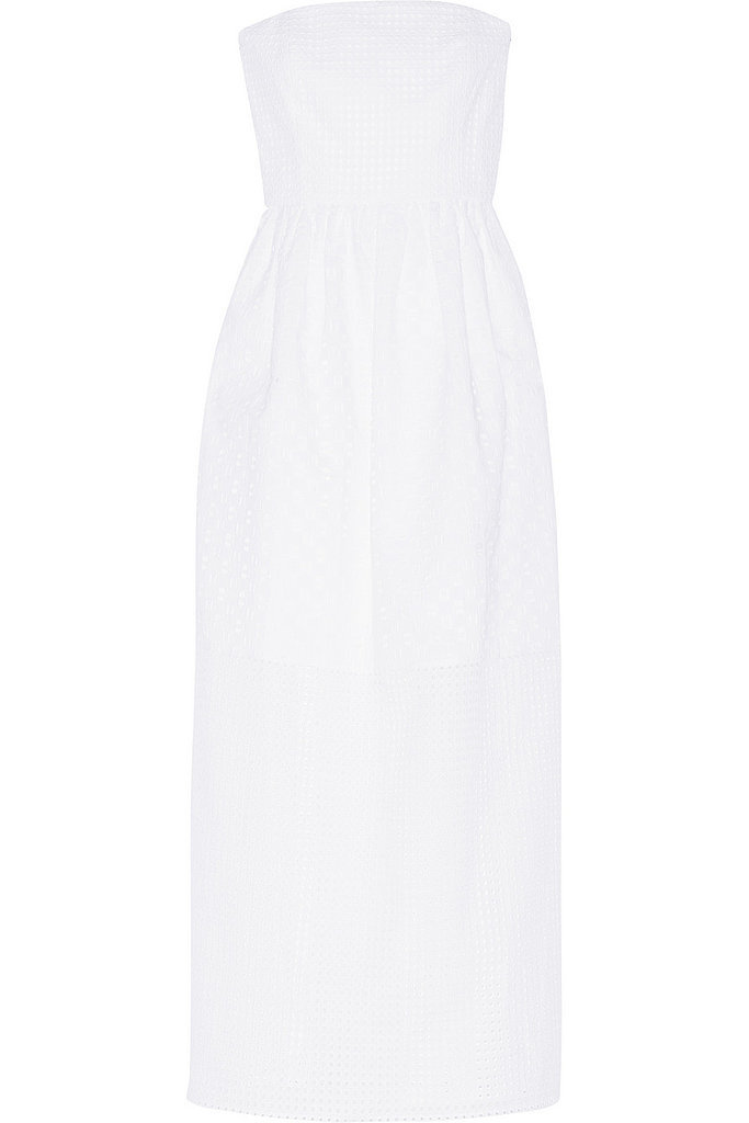 Tibi White Strapless Dress Tibi White Strapless Dress