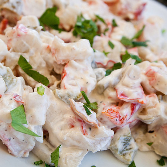 Crab Pasta Salad Crab Pasta Salad
