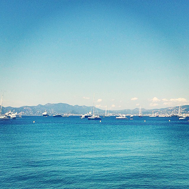 Boats and yachts circled Cannes the morning we took this photo of the impossibly blue ocean and sky above.
Boats and yachts circled Cannes the morning we took this photo of the impossibly blue ocean and sky above.