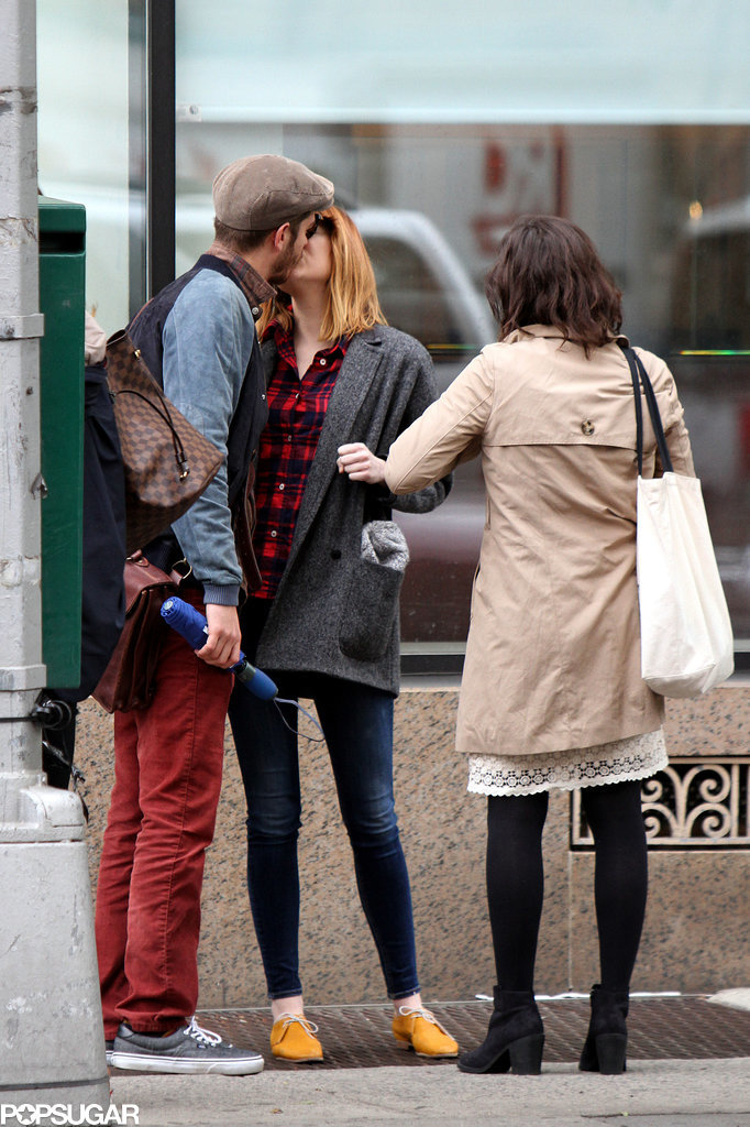 Emma Stone and Andrew Garfield Bring Their PDA Back Home Emma Stone and Andrew Garfield Bring Their PDA Back Home