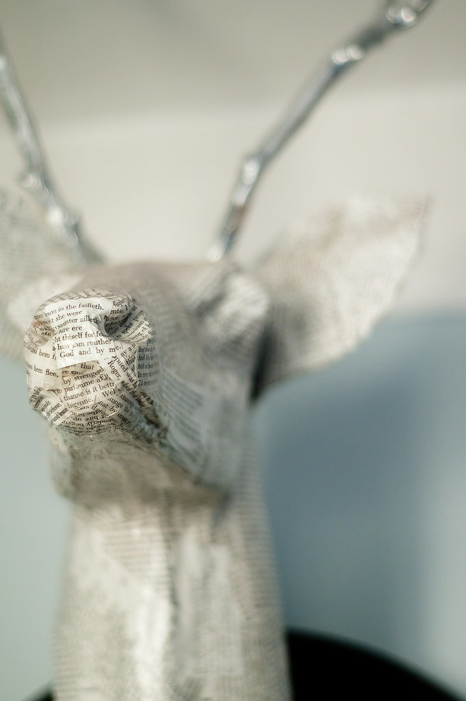 This book-wrapped trophy mount can be made with a variety of animals for an artsy twist on taxidermy.
Source: Photo by Adza
This book-wrapped trophy mount can be made with a variety of animals for an artsy twist on taxidermy.
Source: Photo by Adza